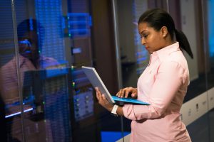 Proactive IT technician monitoring network performance in real-time with dashboards – Xcite IT